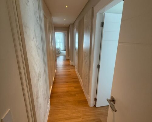 Corredor de acesso as dormitórios